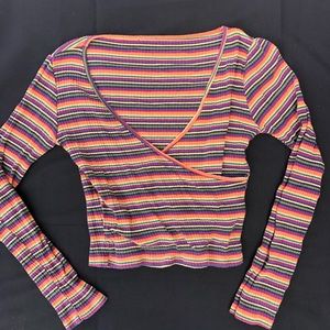 Striped long sleeve shirt